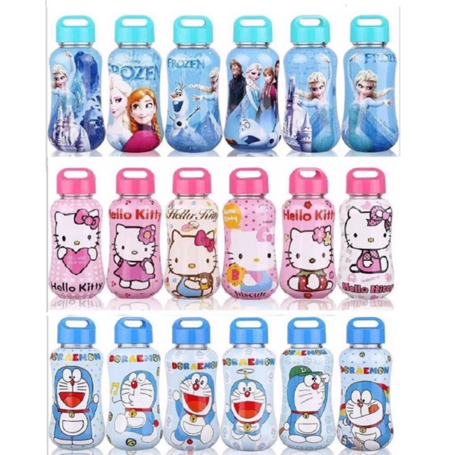 My Bottle Botol minum 1104 BPA FREE / botol minum dot susu karakter doraemon hello kitty frozen pony