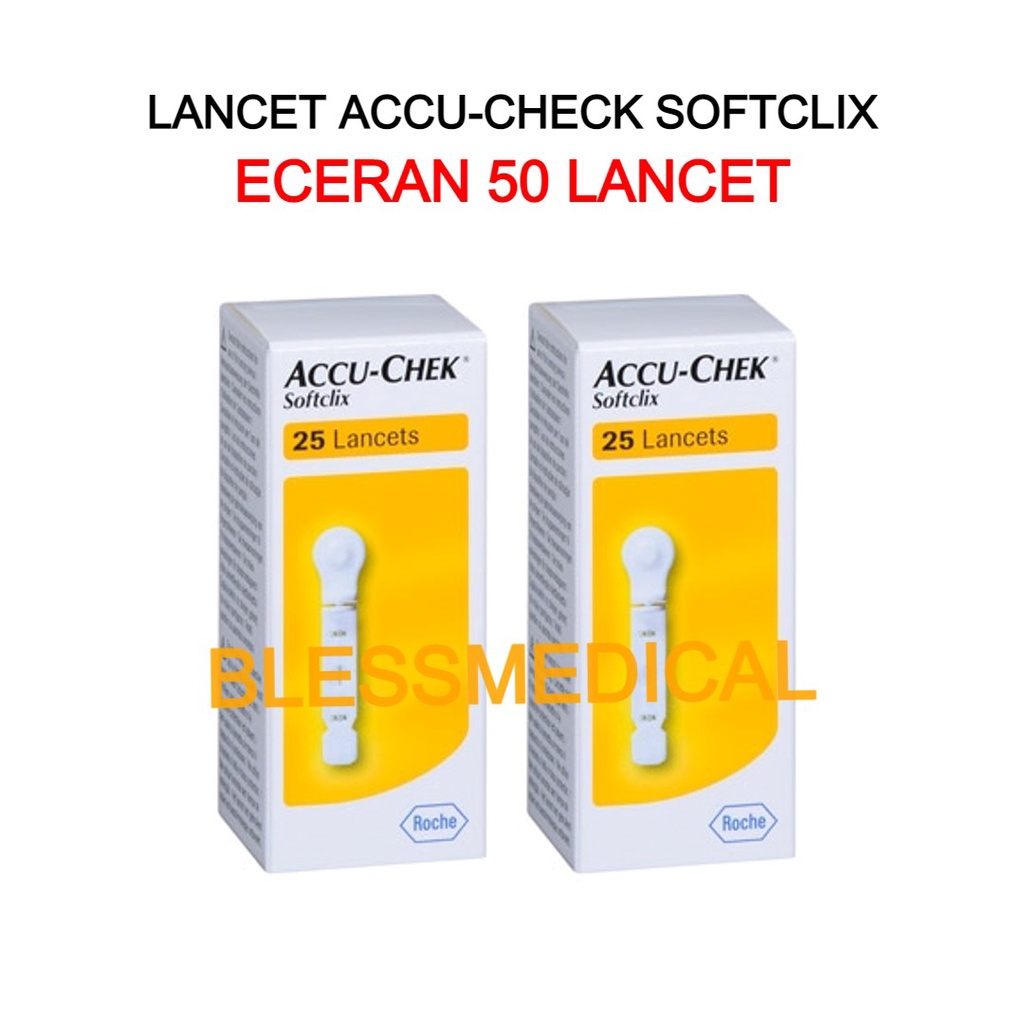 ECERAN isi 50 Softclix AccuChek/Blood Lancet Accu Chek ECERAN