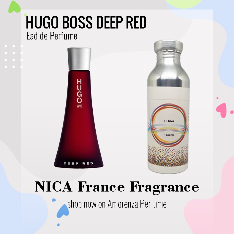 Bibit Parfum Murni HUG0 B0SS DEEP RED - BOOT DEEP Nica Fragrance 500ml Segel Pabrik
