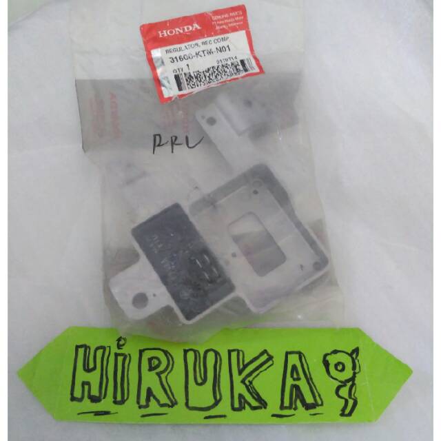 31600-KTM-N01 HGP AHM 100% KIPROK REGULATOR RECTIFIER SUPRA 125 KARISMA KARBU ORIGINAL AHM SEGEL 316