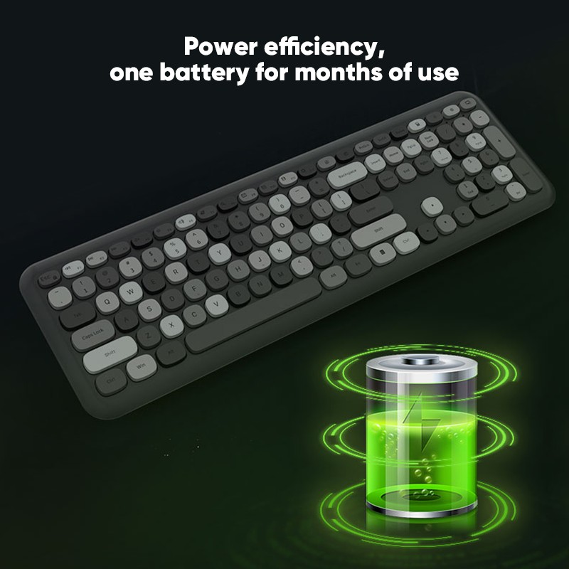 Bepop Wireless Keyboard Dan Wireless Mouse Set 2.4G Mofi 666