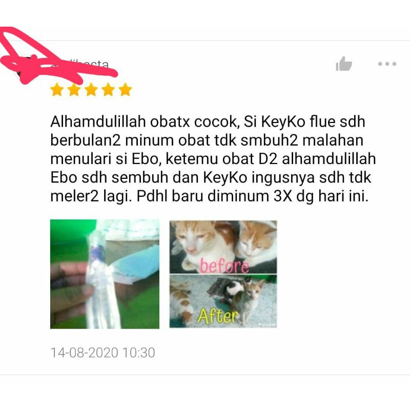 (Bonus Kalung) Vitamin Uky Amino 250ml Nafsu Makan Kucing Suplemen Bulu Rontok Kucing Hamil Menyusui pelebat Kitten