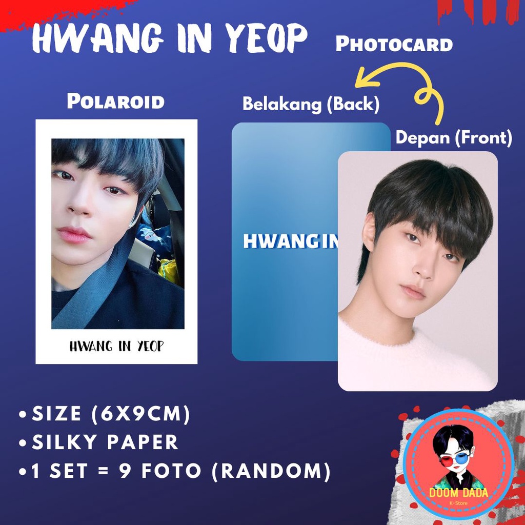 Polaroid Hwang In Yeop AKtor Korea / Photocard Hwang In Youp