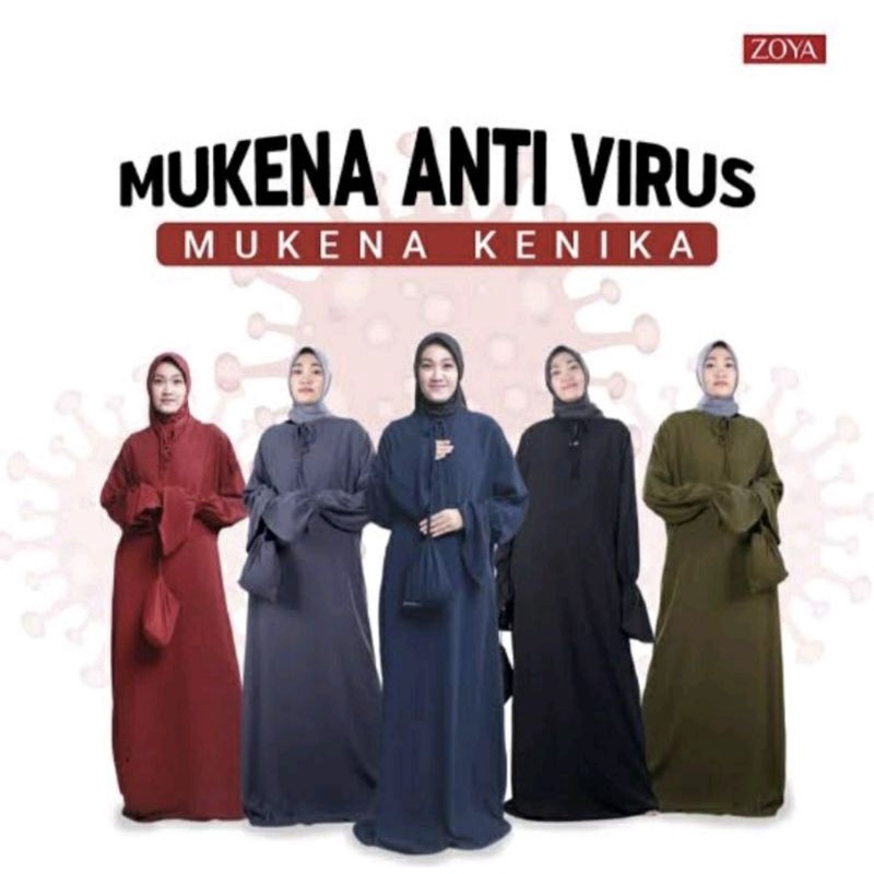 ZOYA Mukena Anti Virus Zoya Mukena Kenika Abaya Zoya Original ZOYA 100%