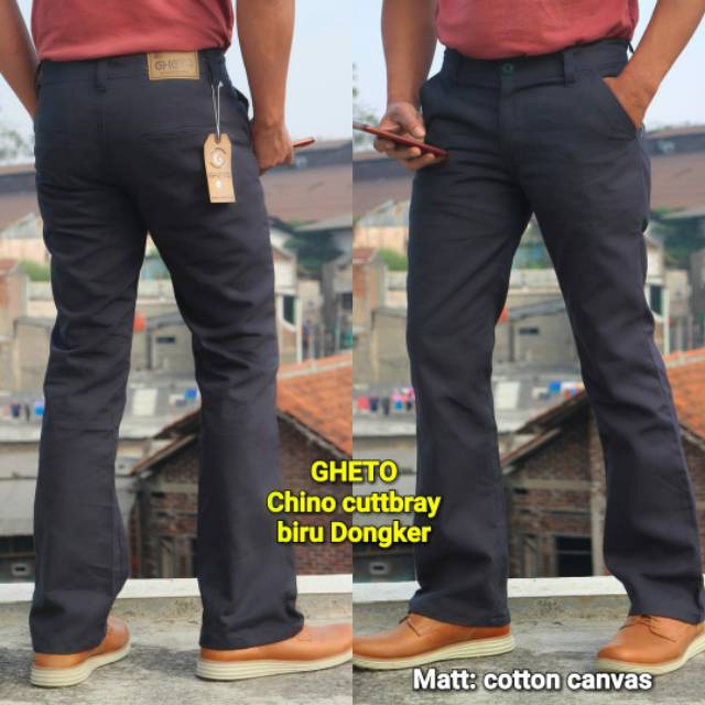 BISA COD Celana  Chino  Cuttbray BIRU DONGKER PREMIUM 