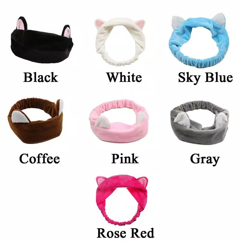 Korean Cute Hairband Wash Face Makeup Hair Band Hair Accessories KARET PEMBERSIH MUKA