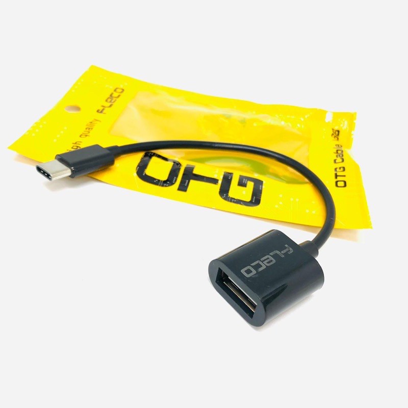 Promo otg kabel fleco micro / type c smartphone android original