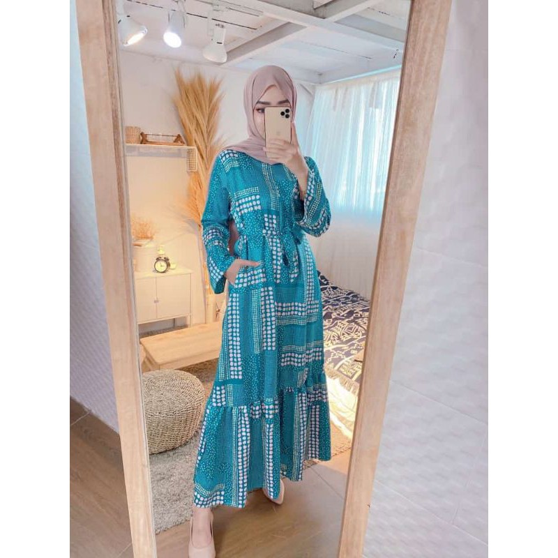 Gamis Rinda Maxi motif