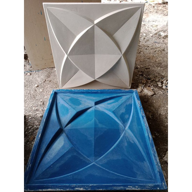 Cetakan wall panel 3D 50x50