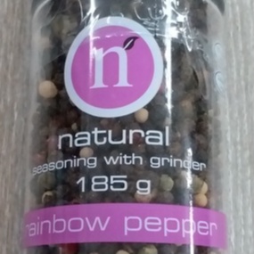 

Natural Rainbow Pepper Spice Grinder Bottle Lada Hitam Penggiling
