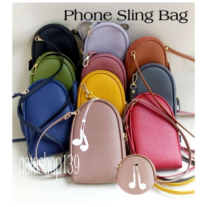 Hot Sale Tas HP Tas Selempang Tas Sling Bag Wanita Dompet kulit Kekinian