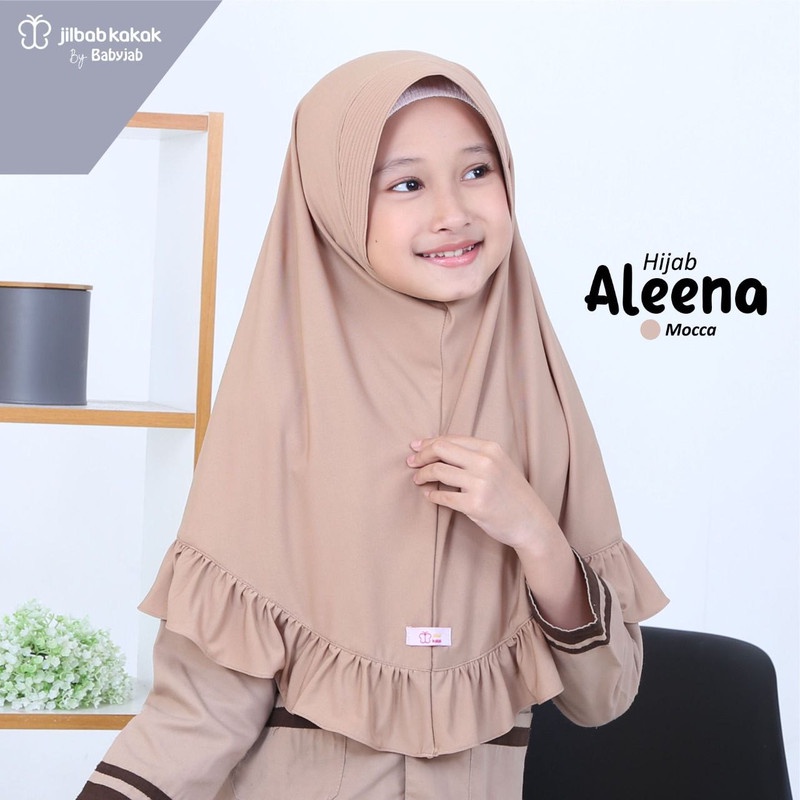 Jual Jilbab Anak Sekolah Rabbani SD SMP SMA cokelat muda | Shopee Indonesia