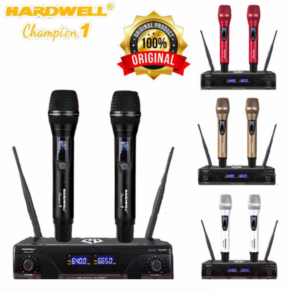 mic wireless hardwell Champion 1 original