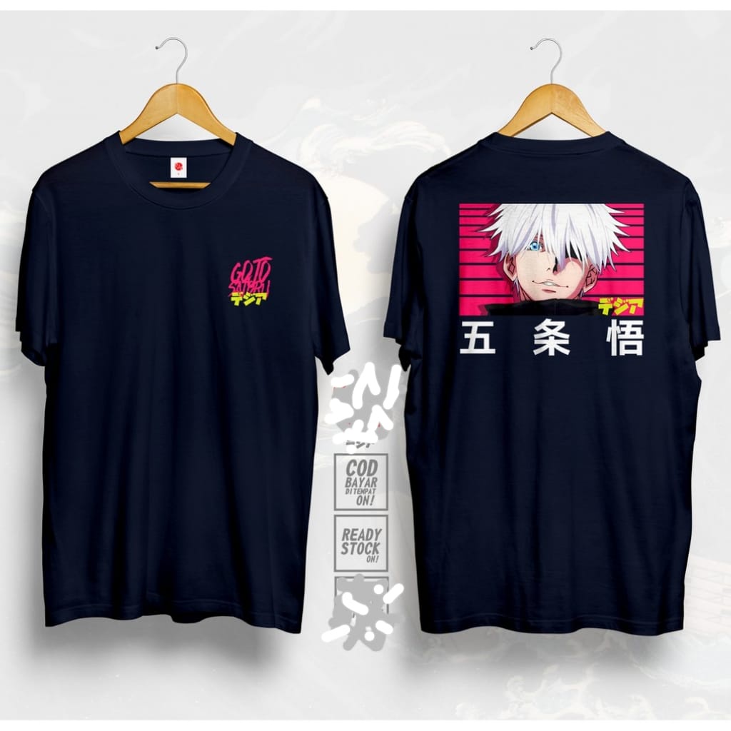 FF - KAOS OVER SIZE SATORU GOJO T- shirt