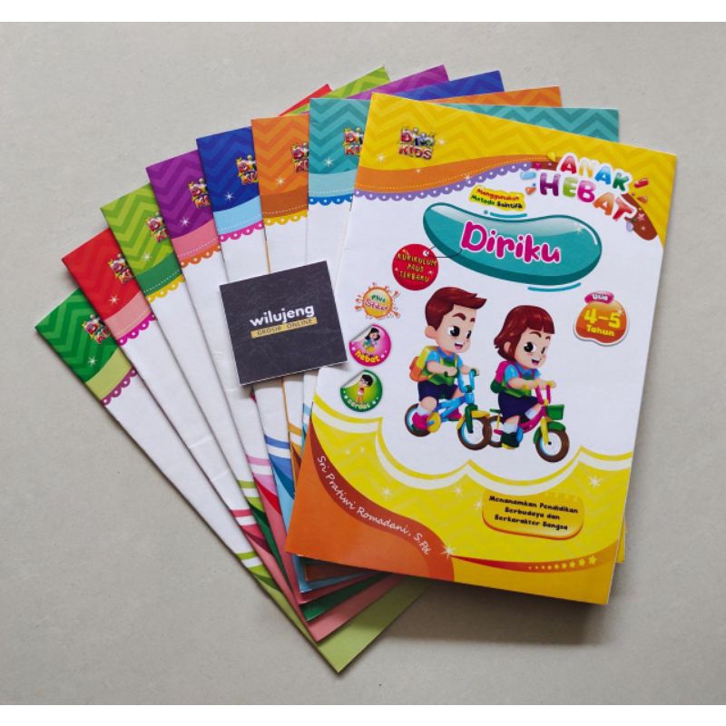 Dino Kids Paket Anak Hebat TK/RA 4 - 5 Tahun (8 Buku) (990gr)