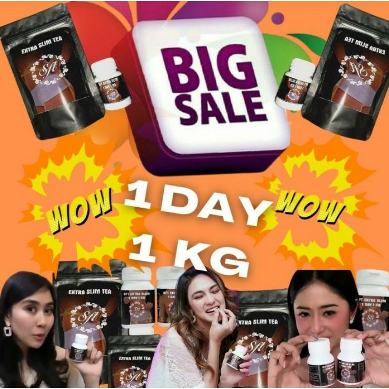 Pelangsing herbal SFT extra slim tea