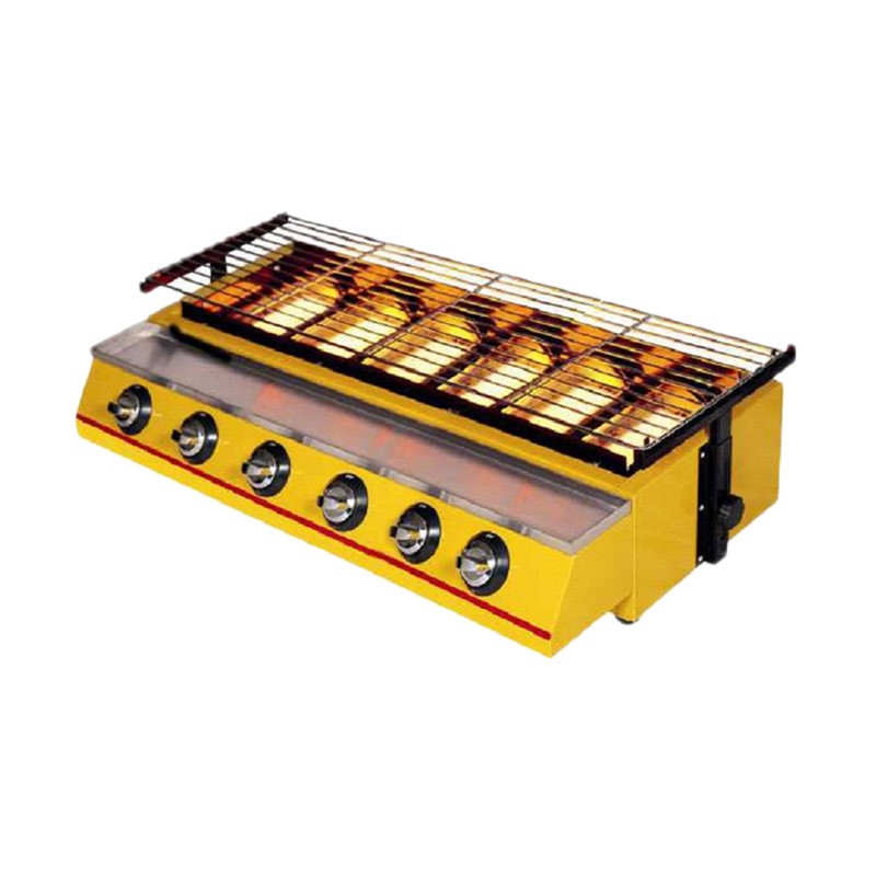 GETRA 6 BURNER BBQ GAS/ ETK 233 / Alat Pemanggang