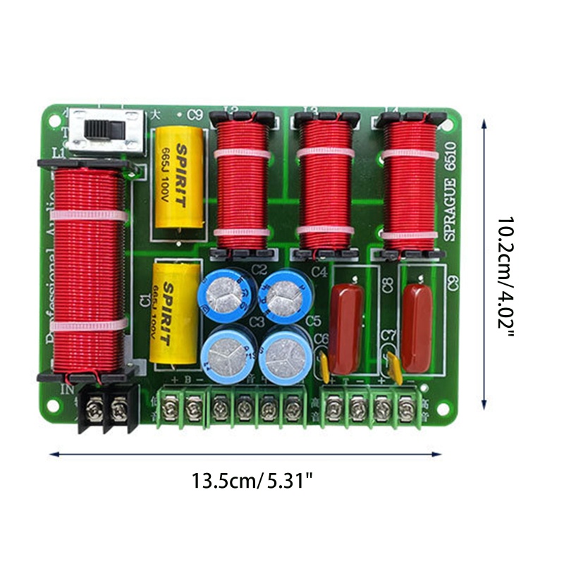 Papan Pemisah Frekuensi Speaker 250W