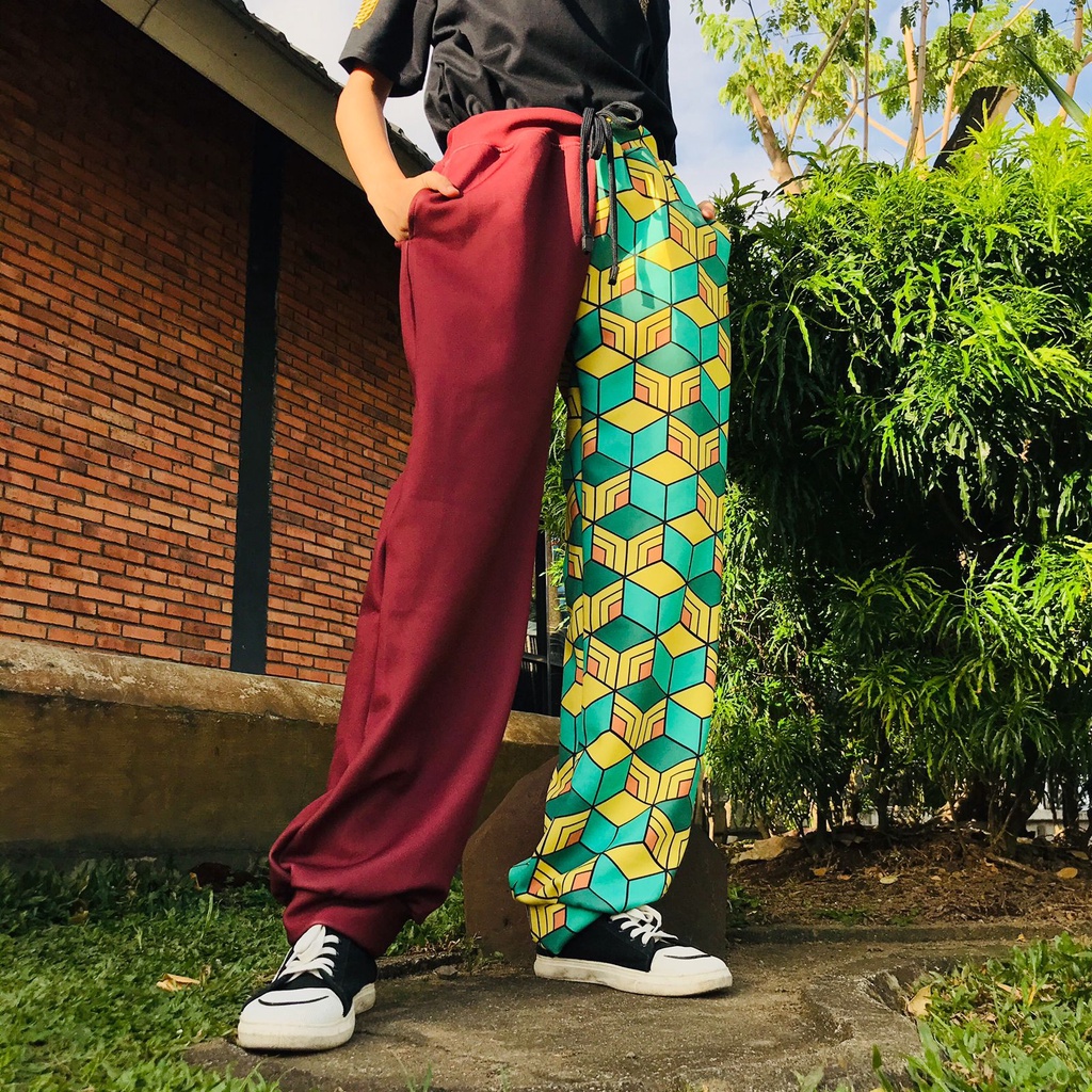 Celana Olahraga Jogger pants Tomioka Giyu Kang Santuy Premium Unisex