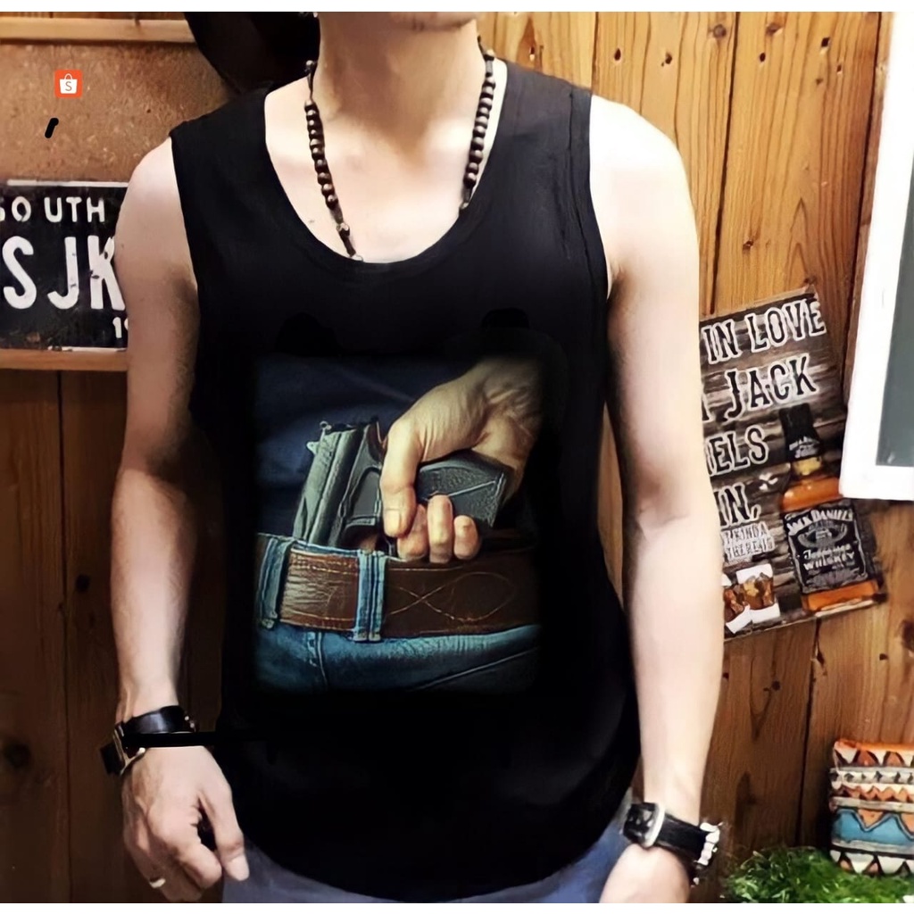 Cod- Singlet combed pria motif baru lengkap ukuran M-L-XL-XXL / singlet distro pria / singlet lekbong pria