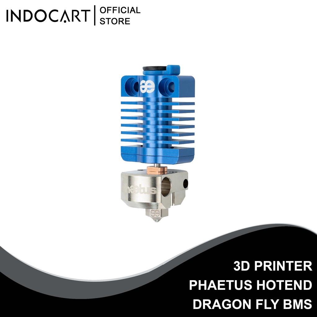 INDOCART 3D Printer HotEnd Phaetus DragonFly BMS all-metal 0.4MM blue