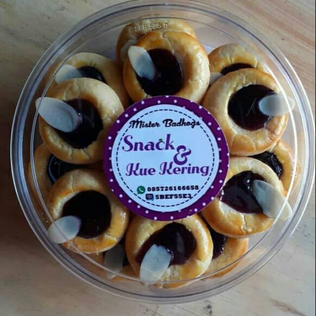 

Thumbprint Blueberry Almond