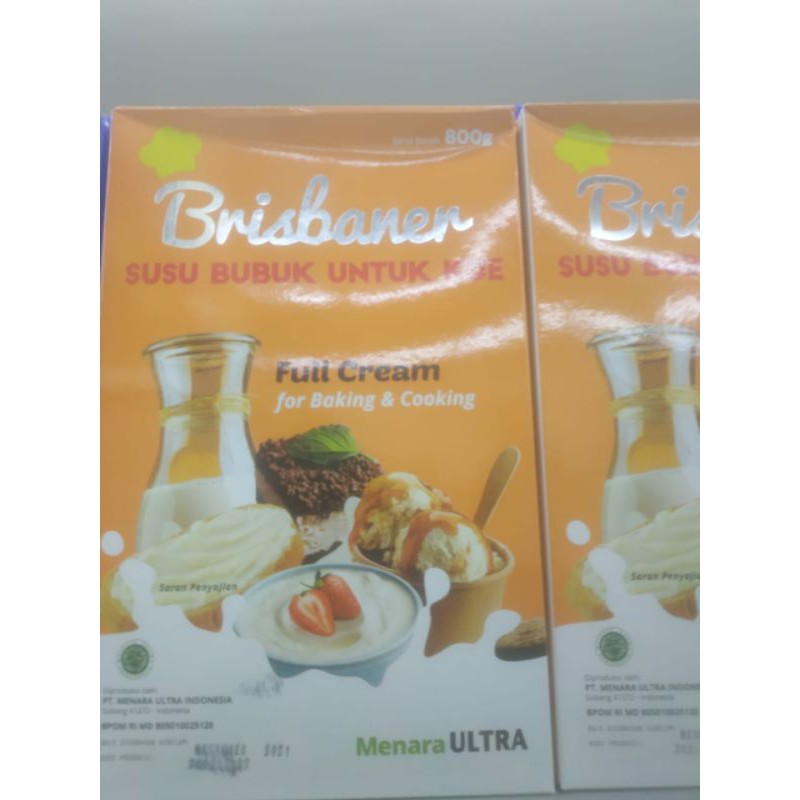 

brisbaner susu bubuk untuk kue full cream 800gr