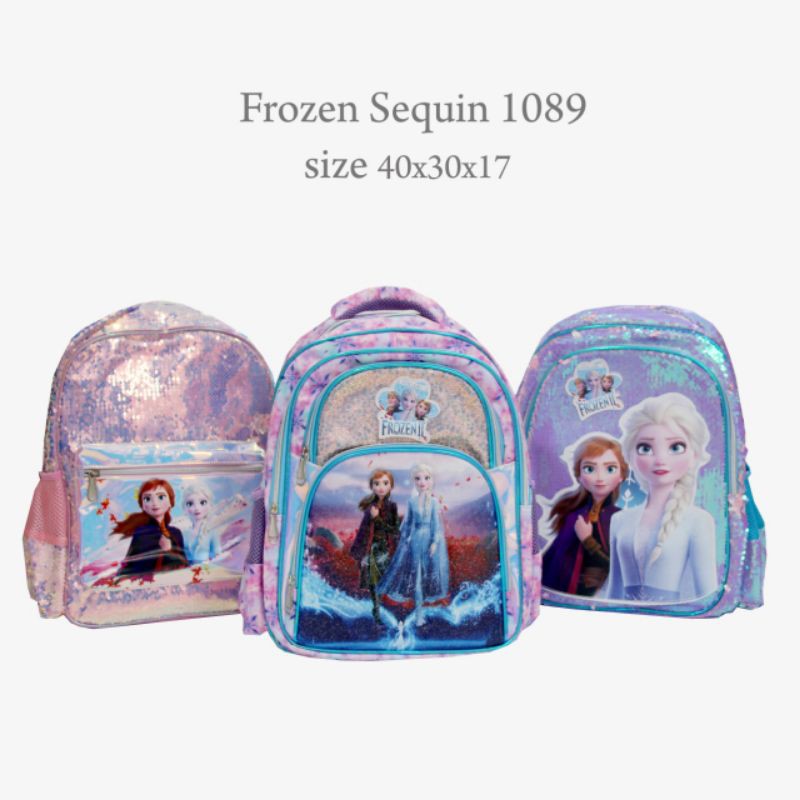 tas ransel usap sequin frozen (besar)