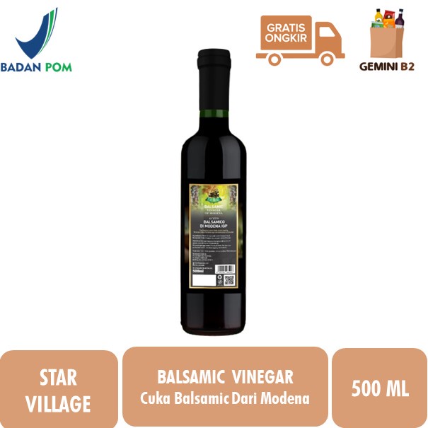 

Star Village Balsamic Vinegar Of Modena Cuka Anggur Balsamic 500 ML