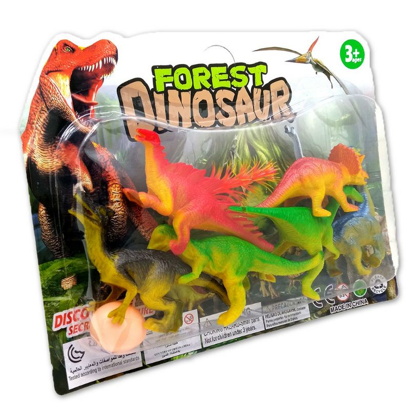 marvelashop | Forest Dinosaurus Mainan Miniatur Dino 3 Pcs ada Tanaman dan Telur