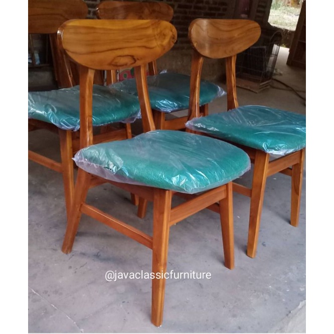 KURSI MAKAN ROPAN JOK JATI / KURSI CAFE BAR RESTO MINIMALIS MURAH MENTAH FINISHING NATURAL JEPARA-3