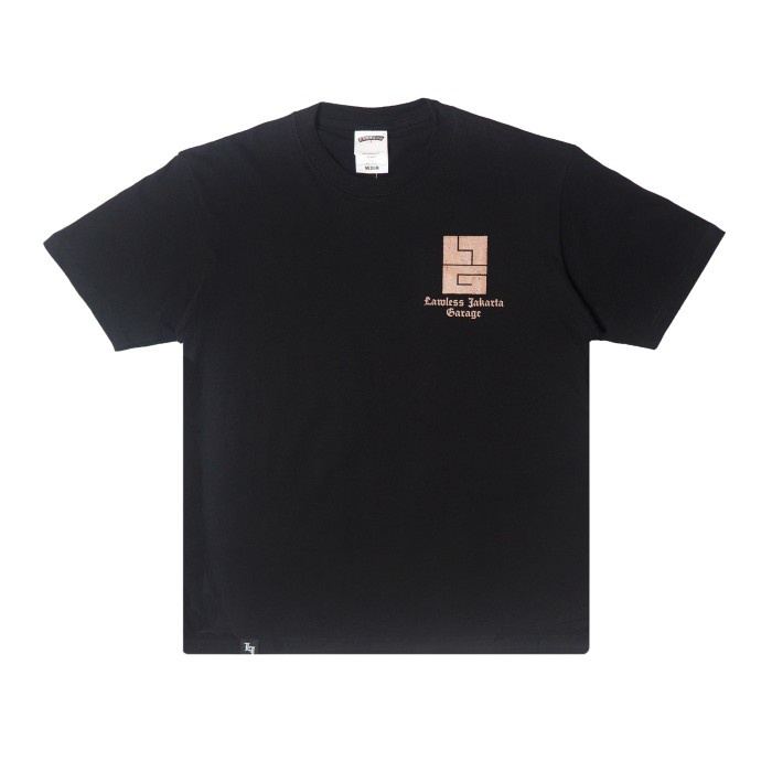 LAWLESS GARAGE - RAM TSHIRT - BLACK
