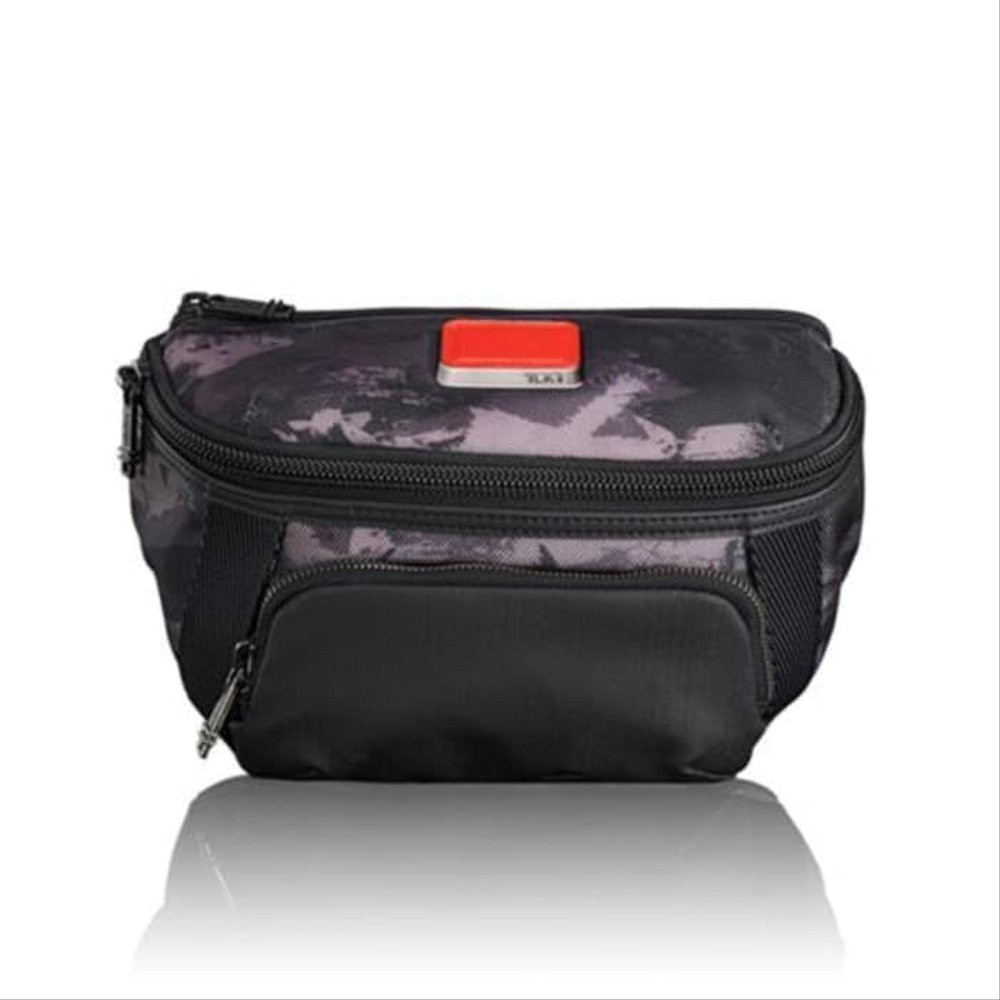 TUMI Alpha Bravo Columbus Utility Pack Waist Bag - Charcoal Restorat