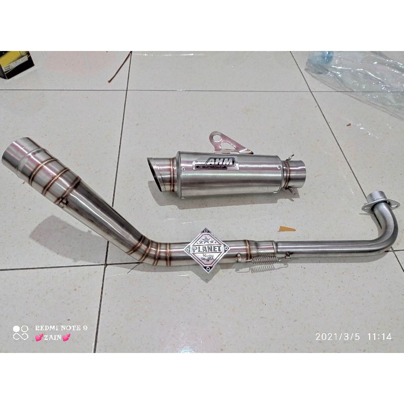 KNALPOT SUPRA 125 KNALPOT RACING SUPRA 125 AHM