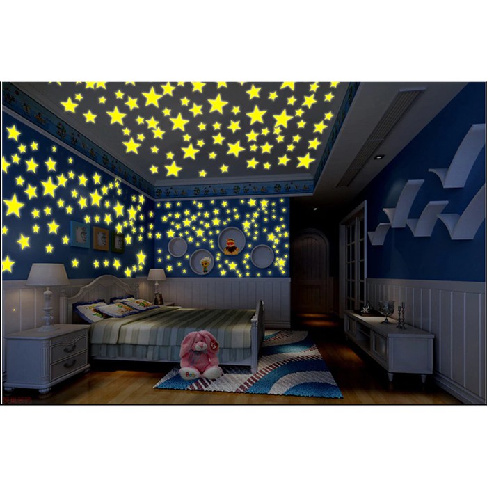 

Sticker Glow In The Dark / Tempelan Stiker Bintang Nyala Dalam Gelap HMP