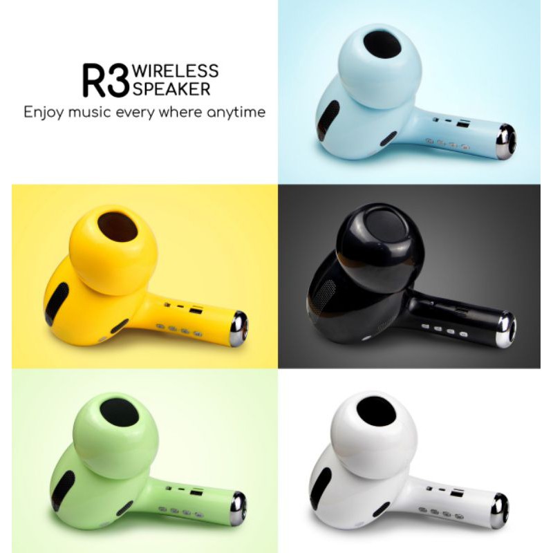 Music Box Bluetooth R3 Wirrels/ Musik Bok Blutut Murah
