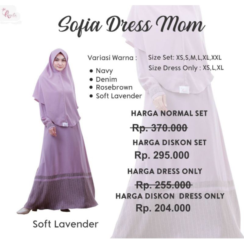 Sofia Dress Gamis byn Queenita