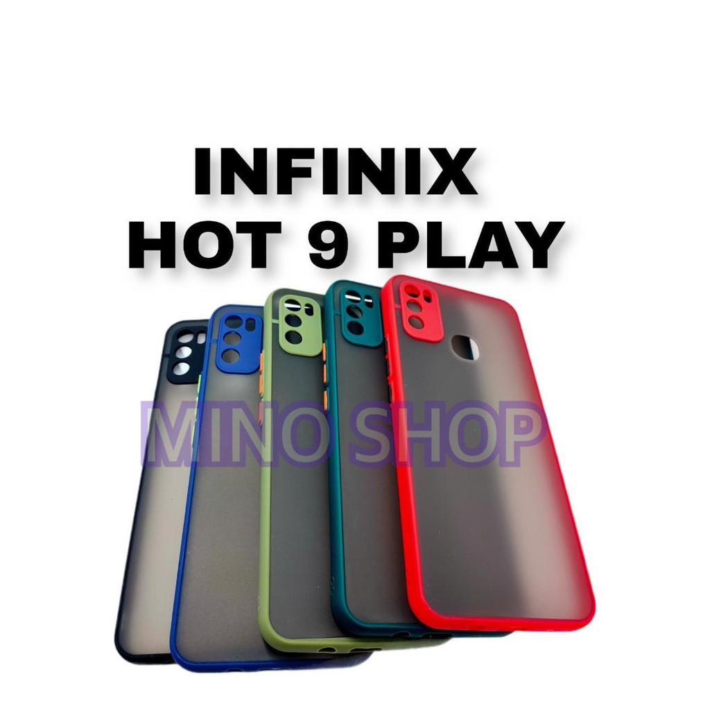 SOFTCASE INFINIX HOT 9 PLAY - HARDCASE DOVE MYCHOICE PLUS PELINDUNG KAMERA - AERO CASE