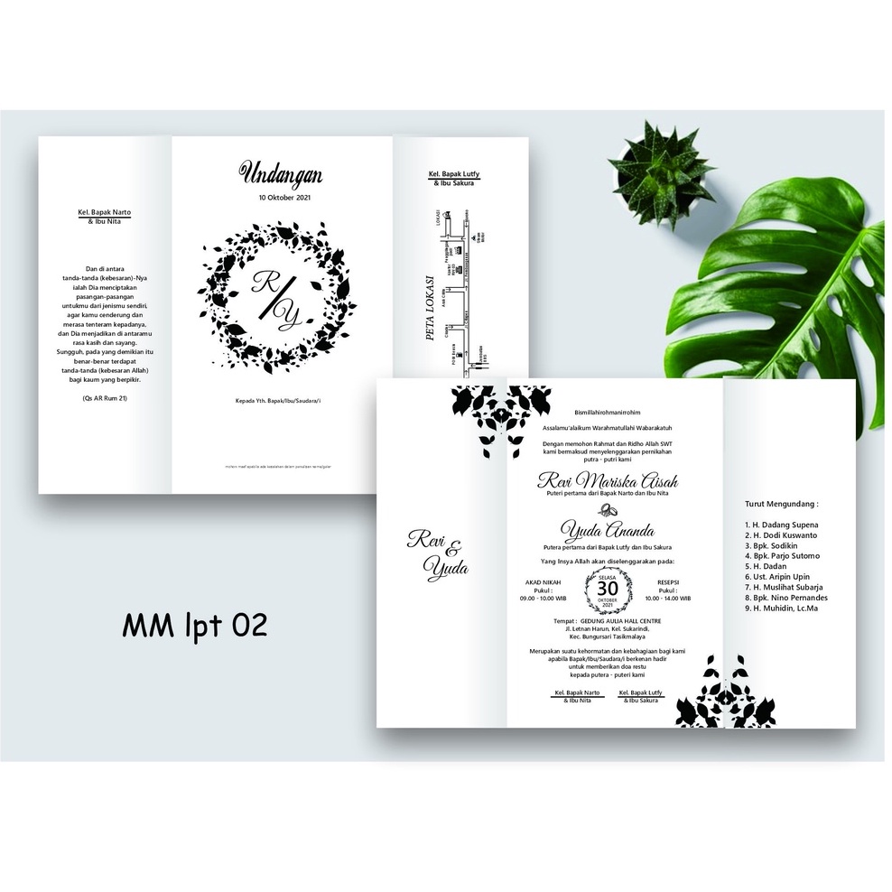 

undangan pernikahan simple,murah,elegan