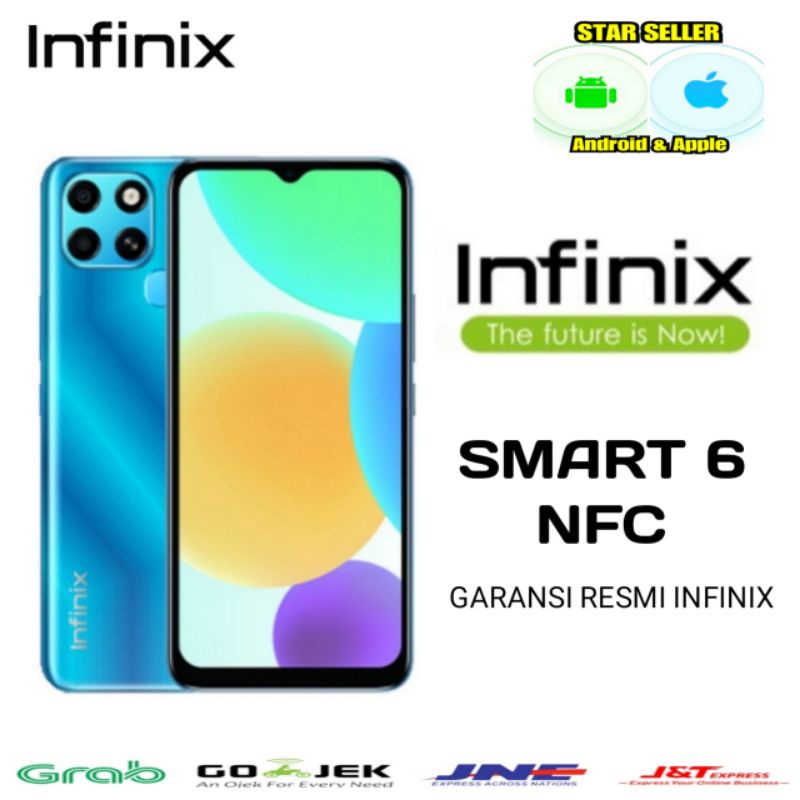 infinix smart 6 nfc ram 2 32 gb baru garansi resmi infinix indonesia
