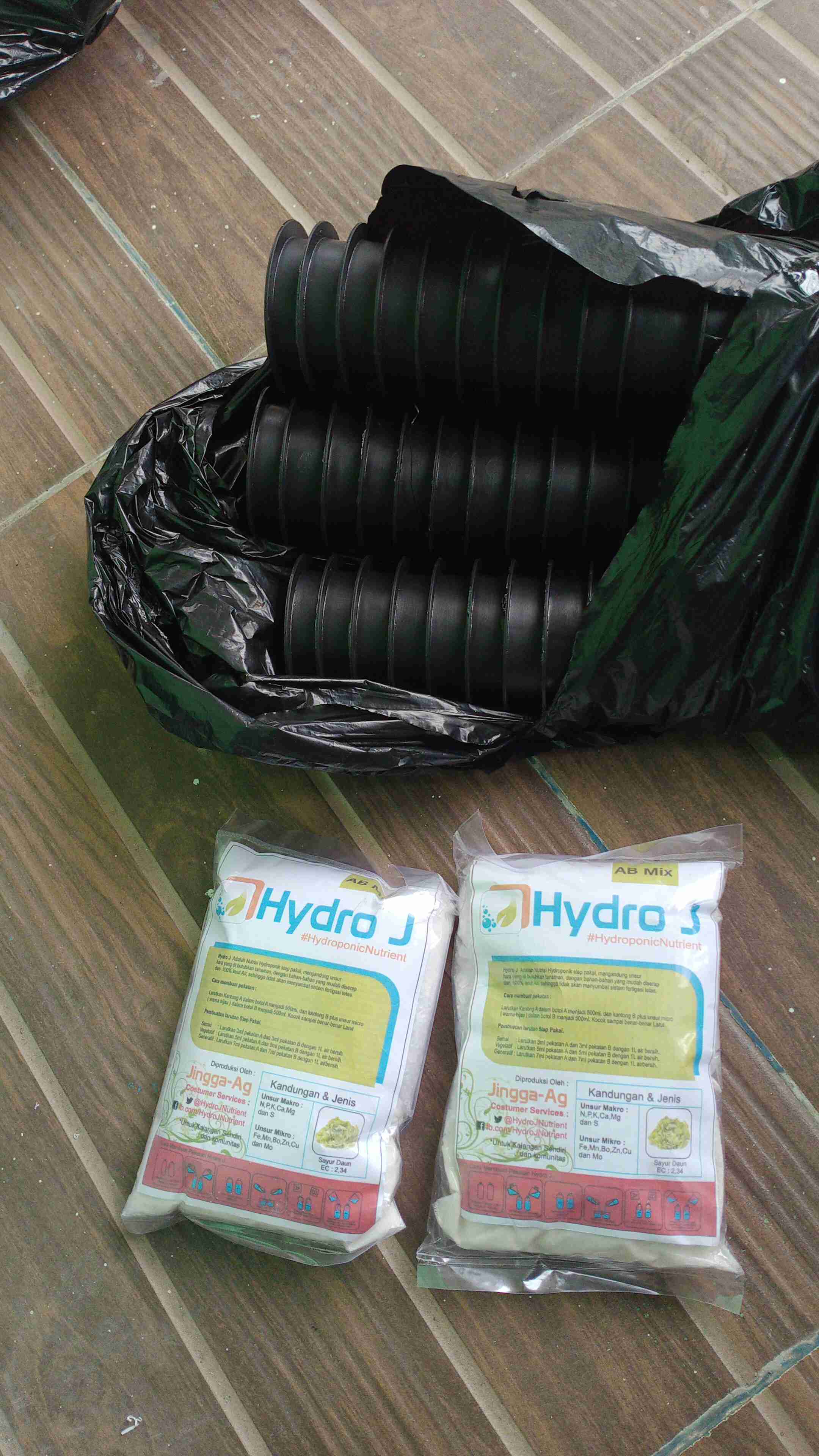 Nutrisi Hidroponik Ab Mix / Pupuk Hydro J Sayur Daun 250 Gr 500 Ml