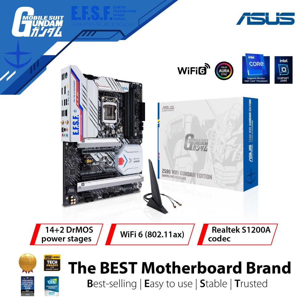 ASUS Z590 WIFI GUNDAM EDITION LGA1200 elc.or.jp