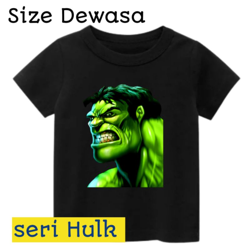 Kaos Katun Remaja / Dewasa Hulk Marvel