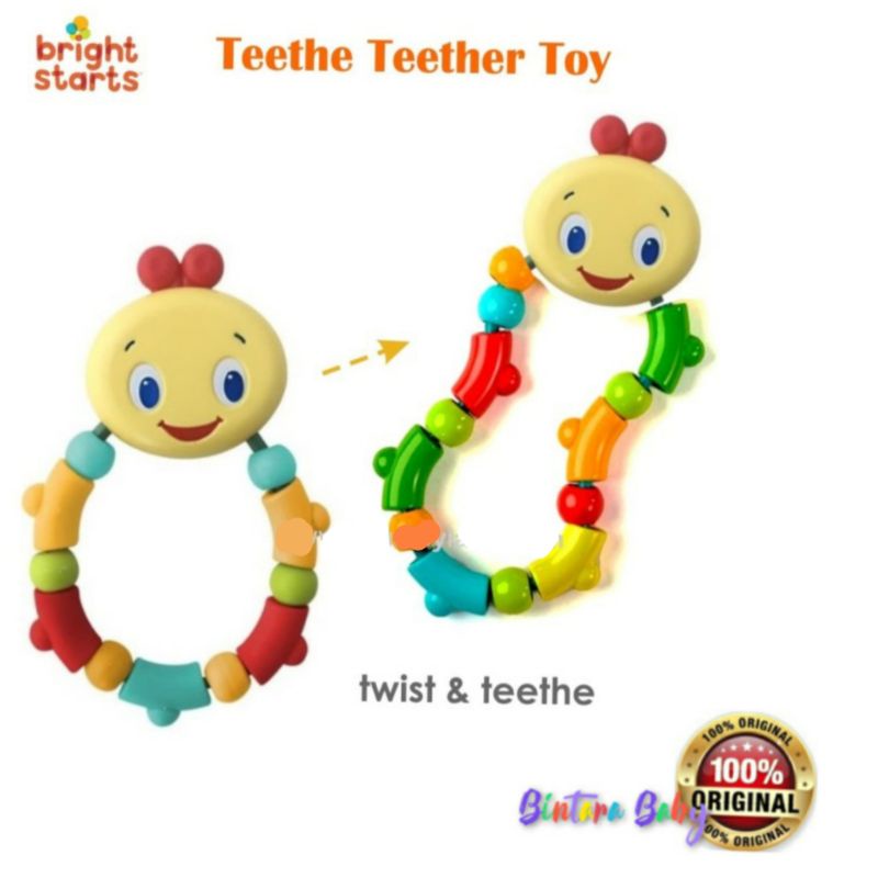 Mainan Bayi BrightStarts  Teethee Teether Toy Gigitan Bayi Bright Starts