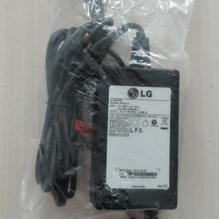 New adaptor lg 12v 2a