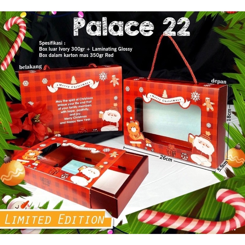 

LIMITED BOX NATAL PALACE TALI MERAH