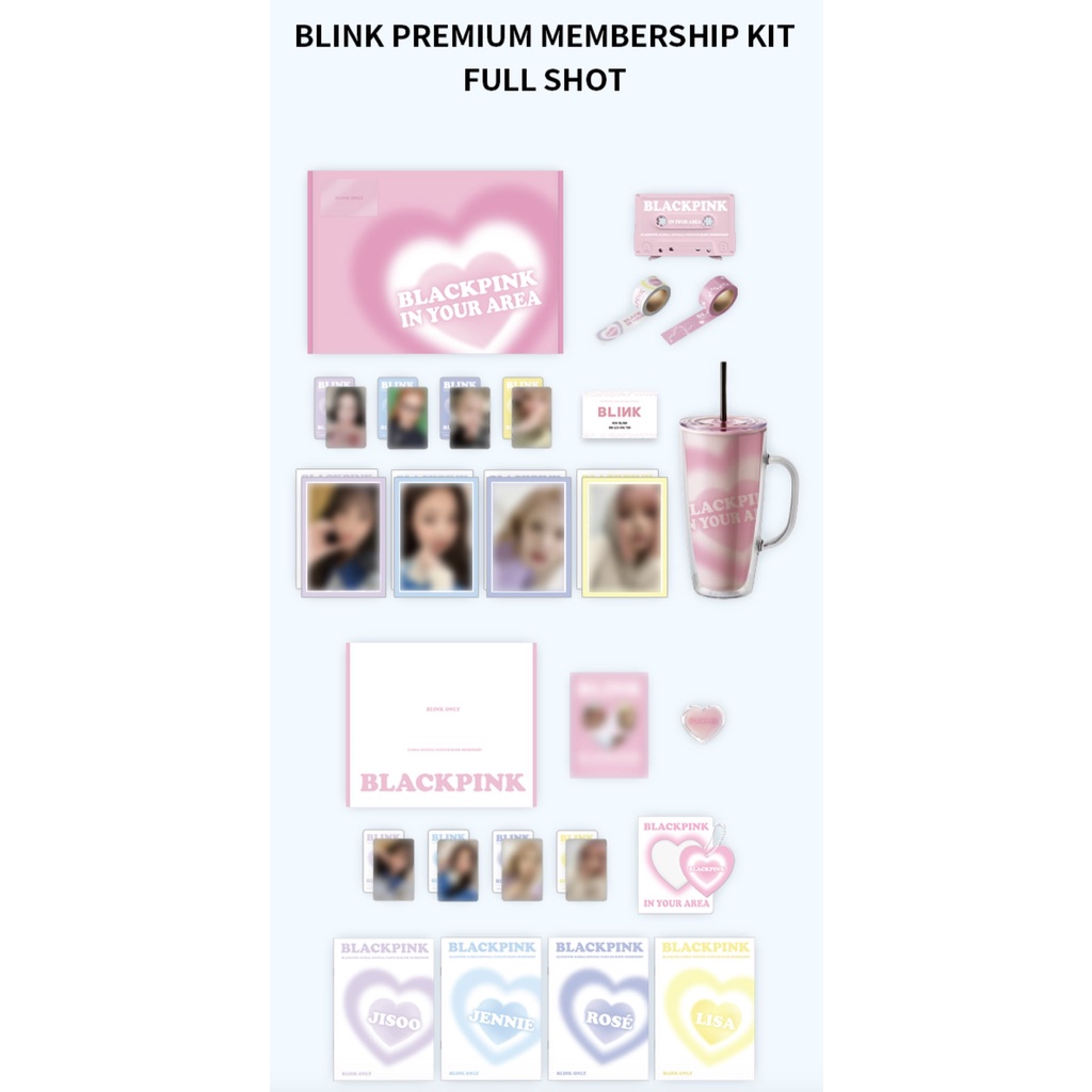 [BOOKING] JASA CHECKOUT & PENGIRIMAN BLINK MEMBERSHIP KIT BLACKPINK