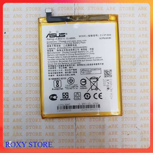 BATTERY BATERAI ASUS ZENFONE 3 MAX ZC553KL CP11P1609 ORIGINAL