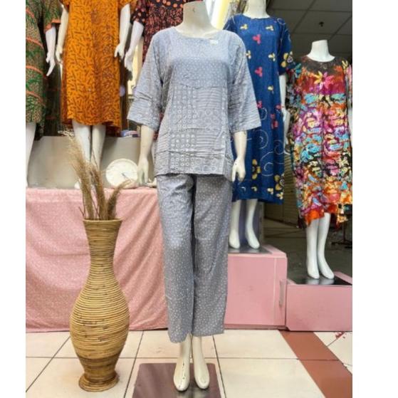 Seller✿ stelan CP standar putri diana warna soft//babydoll batik putri diana pekalongan//stelan baju