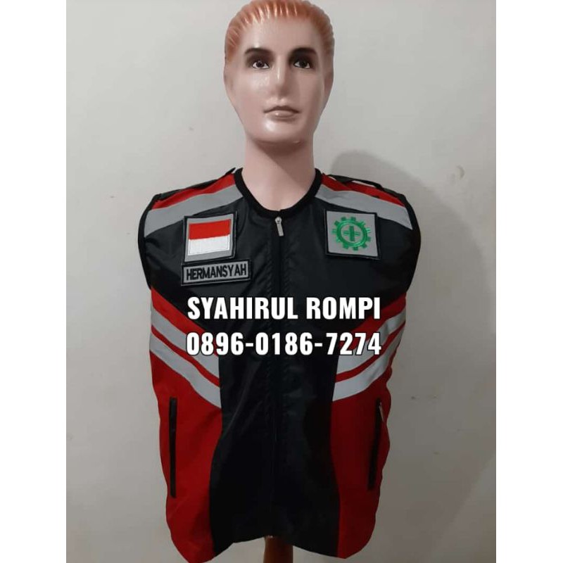 rompi safety merah